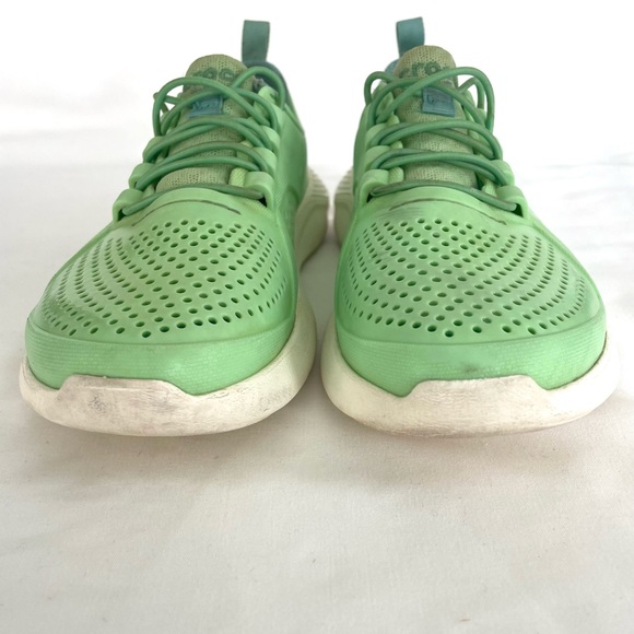 Crocs Literide Pacer K Girls US Size J2 Mint White - Picture 4 of 12